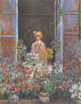 Claude Monet Camille at the Window china oil painting image